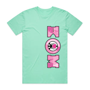 PINK AND GREEN KOM T-SHIRT